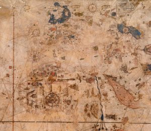 Carte du monde, des côtes orientales de l